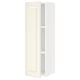 An off-white kitchen cabinet door from the SEKTION system, featuring a classic design with bevelled edges.