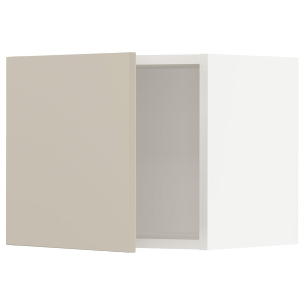 SEKTION beige kitchen cabinet with modern beige door, featuring clean lines and a smooth finish.
