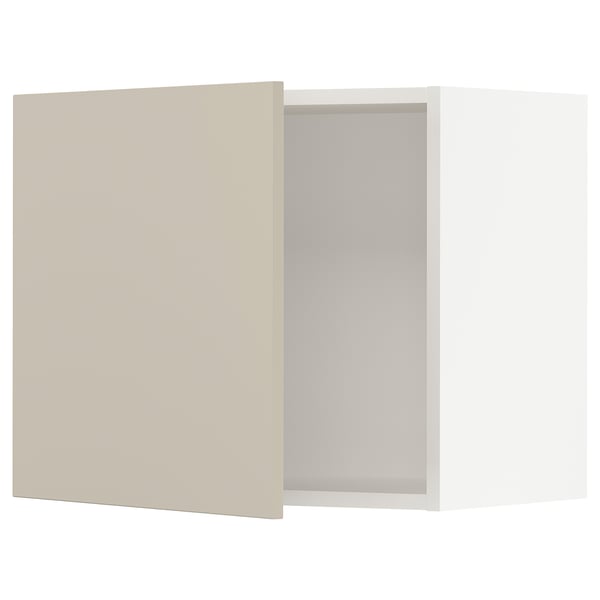 SEKTION kitchen cabinet in beige with smooth finish, rectangular shape and simple design.