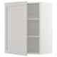 White SEKTION cabinet, classic design with adjustable shelves.