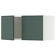 SEKTION Wall cabinet with 2 doors, white/Aspudden dark gray-green, 30x15x15 "
