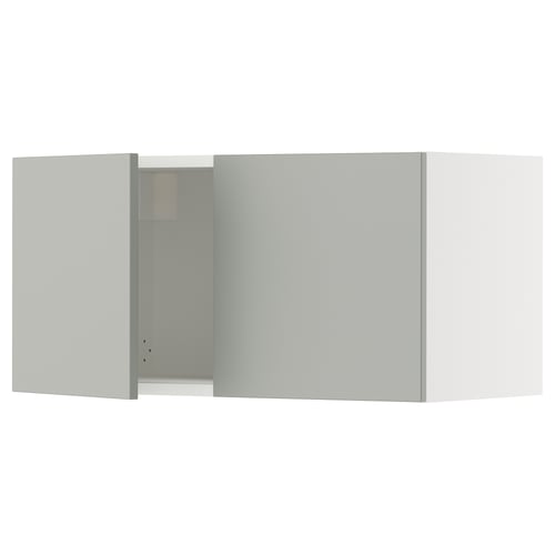 A grey SEKTION kitchen wall cabinet with a modern clean design.