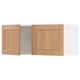 Oak-themed kitchen cabinet, light brown, sleek & sturdy, with damper door, SEKTION system.