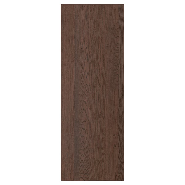 Wood SINARP cabinet with oak veneer and solid wood edge.