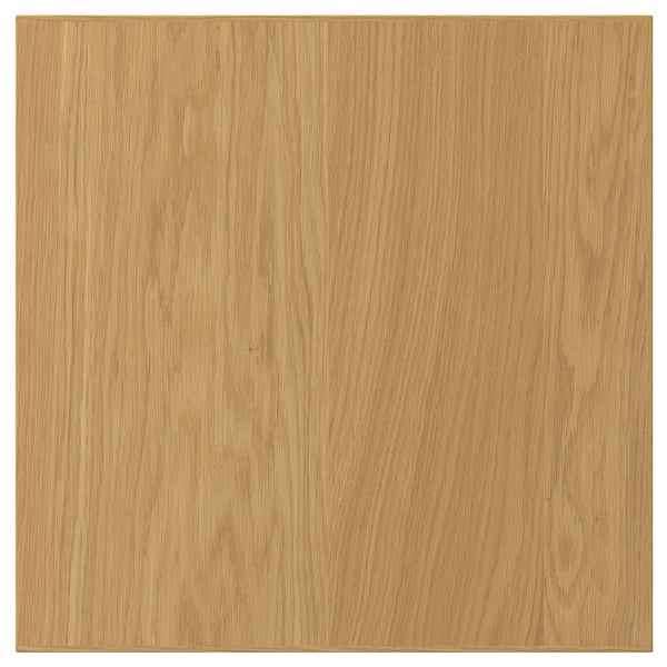 SINARP oak veneer door, rectangular shape with natural wood grains, sturdy and long-lasting.