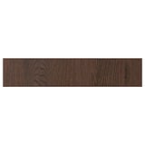 Dark wood SINARP cabinet front, rectangular, oak veneer with solid wood edge, sleek modern design.