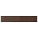 Dark oak wooden panel, rectangular shape, smooth finish, natural wood grain visible.