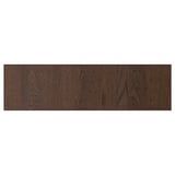 Dark oak panel with solid edge