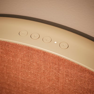 SOLSKYDD Bluetooth speaker, beige, 18 "