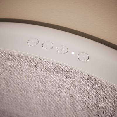 SOLSKYDD Bluetooth speaker, white, 18 "