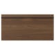 STENSTA wooden drawer, dark brown, rectangular with linear grain pattern, solid wood handles.
