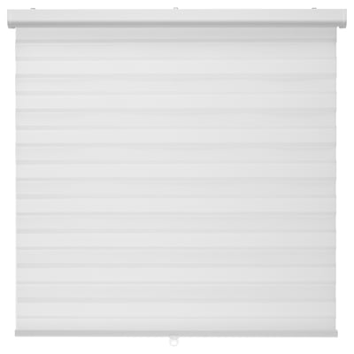 TANDLUNDFLY white double roller blind, cordless, adjustable light/privacy.