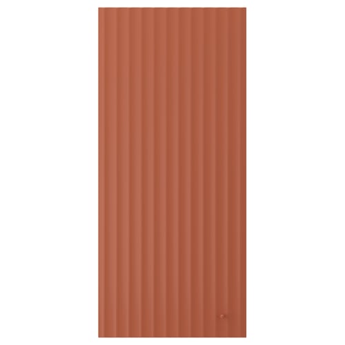 TERRSJÖ Door, red-brown wave pattern, 18x40 "