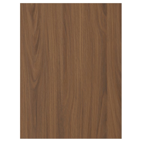 TISTORP walnut-finished wooden panel, rectangular, grain-patterned.