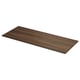 TOLKEN dark wood countertop, rectangular, laminated, durable.