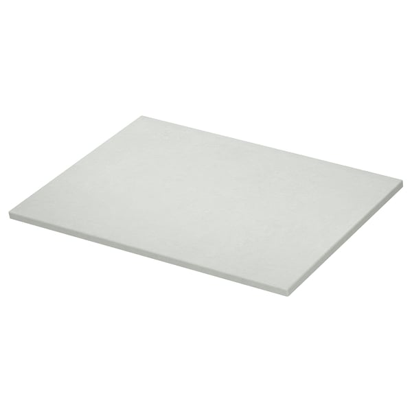 TOLKEN grey rectangular countertop, fiberboard and foil, modern design.