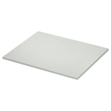TOLKEN grey rectangular countertop, fiberboard and foil, modern design.