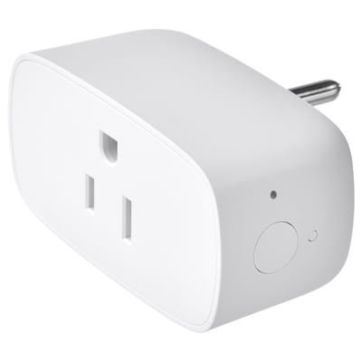 Tretatk smart plug - white, 2 sockets, remote button