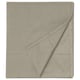 Llvide grey bed sheet, rectangle, folded, made of cotton and lyocell.