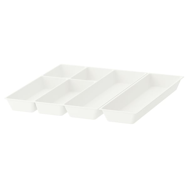 UPPDATERA Flatware tray/utensil tray, white, 20x19 1/2 "