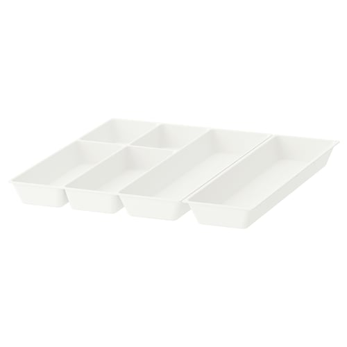 UPPDATERA Flatware tray/utensil tray, white, 20x19 1/2 "
