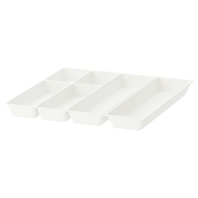 UPPDATERA Flatware tray/utensil tray, white, 20x19 1/2 "