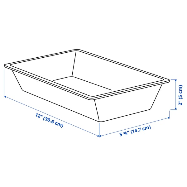 Illustration with measurements for the product: UPPDATERA.