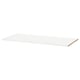 A white UTRUSTA shelf, rectangular, made of melamine, with a flat and smooth surface.