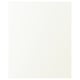 Smooth VALLSTENA white kitchen cabinet, rectangular shape, simple clean design.