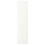 VALLSTENA white cabinet doors, simple clean design, rectangular shape, smooth plastic surface.