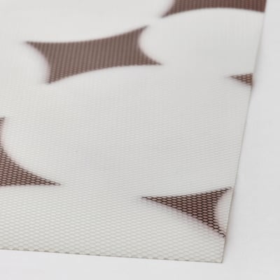 VÅRKLYNNE place mat close-up. Patterned dinner mat, textured surface, durable design, environmentally friendly peva.