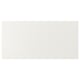 VEDDINGE white kitchen cabinets, sleek modern design, made from fibreboard and polyurethane paint.