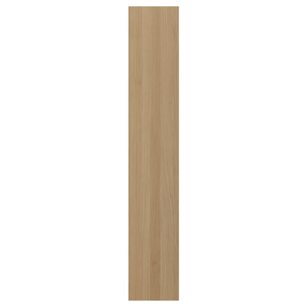 A VEDHAMN natural oak wood cover panel, vertical rectangle, with a warm, uniform finish.