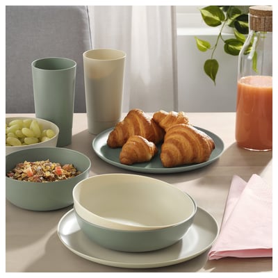 VITABBORRE Bowl, green, 6 ½ "