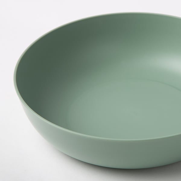 VITABBORRE Deep plate/bowl, green, 8 "