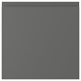 VOXTORP dark grey flat kitchen cabinet front with modern minimalist design.