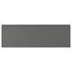 Dark grey, smooth drawer front with minimalist design, no visible handles.