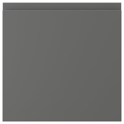 Dark grey VOXTORP drawer, sleek design with smooth surface and integrated handles.
