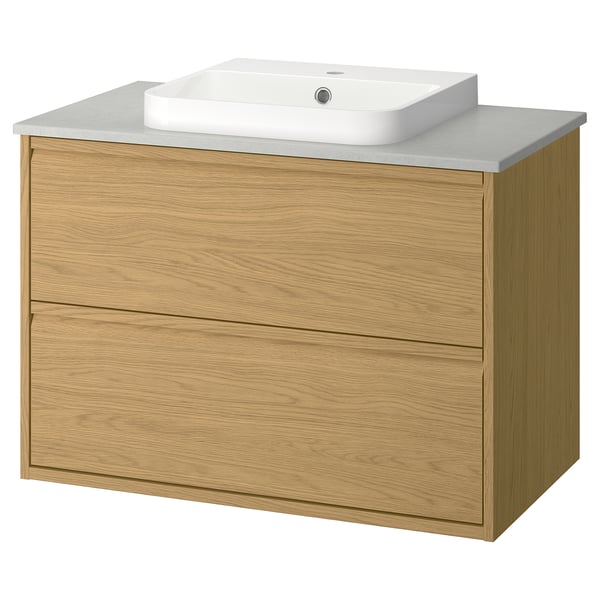 ÄNGSJÖN / BACKSJÖN Tocador de baño+cajones