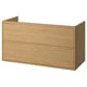ÄNGSJÖN Mueble para baño+cajones, efecto de roble, 48x21x25 1/8 "