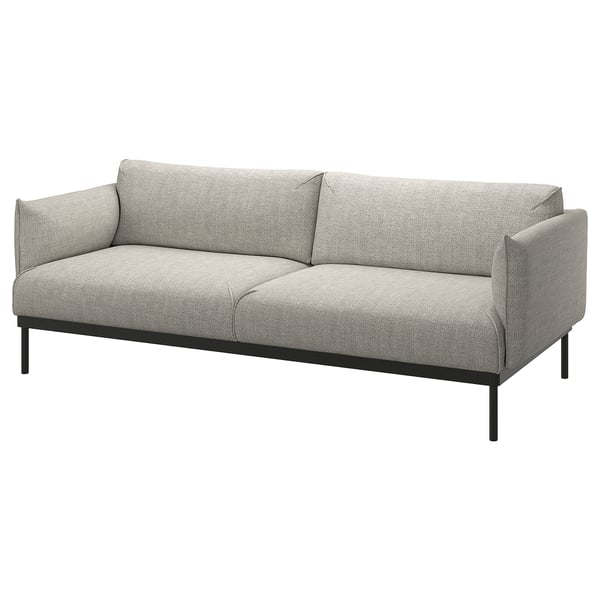 ÄPPLARYD Sofá, Lejde gris claro