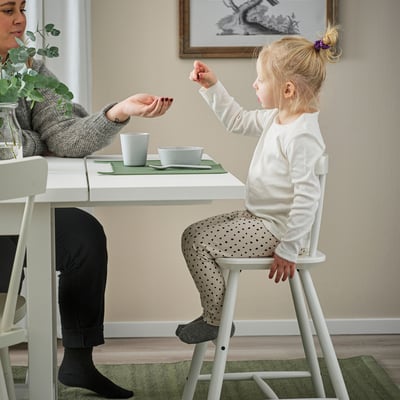 AGAM Silla para jóvenes, blanco