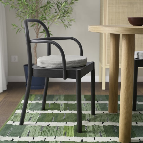 ÅKERVINDEFLY Cojín para silla, beige, 15 "