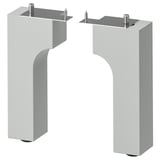 ALMAÅN Pata, gris claro, 7 "