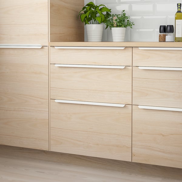ASKERSUND Frente de cajón, efecto de fresno claro, 15x5 "