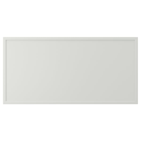 ASPUDDEN Frente de cajón, gris claro, 30x15 "