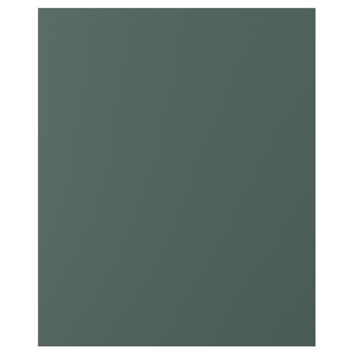 ASPUDDEN Panel lateral, gris verdoso oscuro, 25x30 "