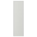 ASPUDDEN Puerta, gris claro, 12x40 "
