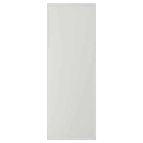 ASPUDDEN Puerta, gris claro, 18x50 "