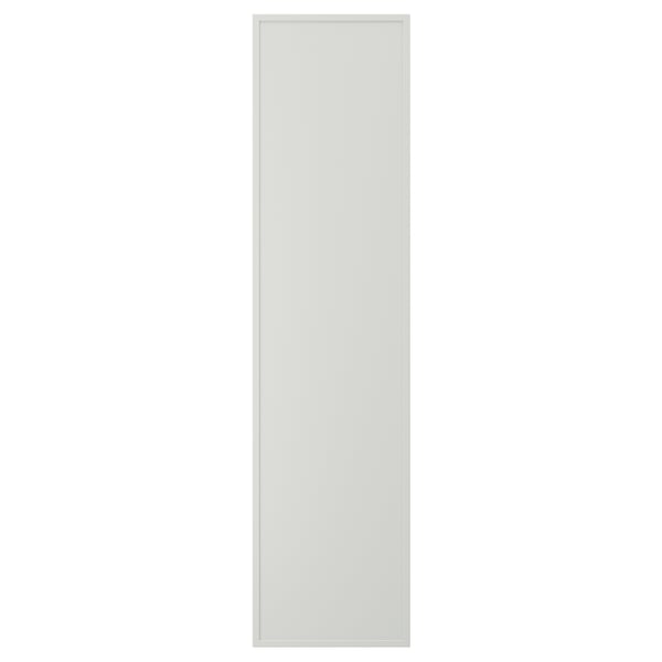 ASPUDDEN Puerta, gris claro, 15x60 "